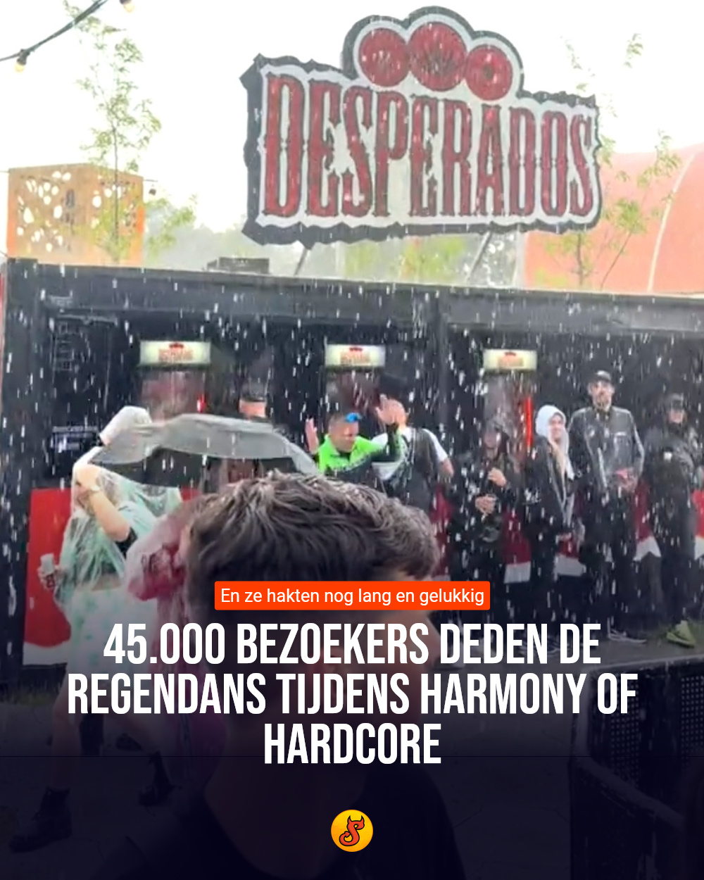 45.000 bezoekers deden de regendans tijdens Harmony of Hardcore