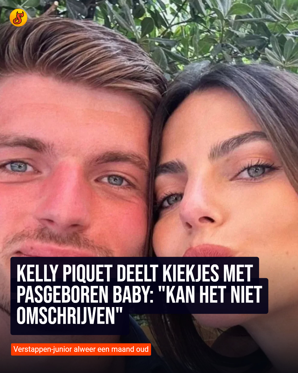 Kelly Piquet deelt kiekjes met pasgeboren baby: "Kan het niet omschrijven"