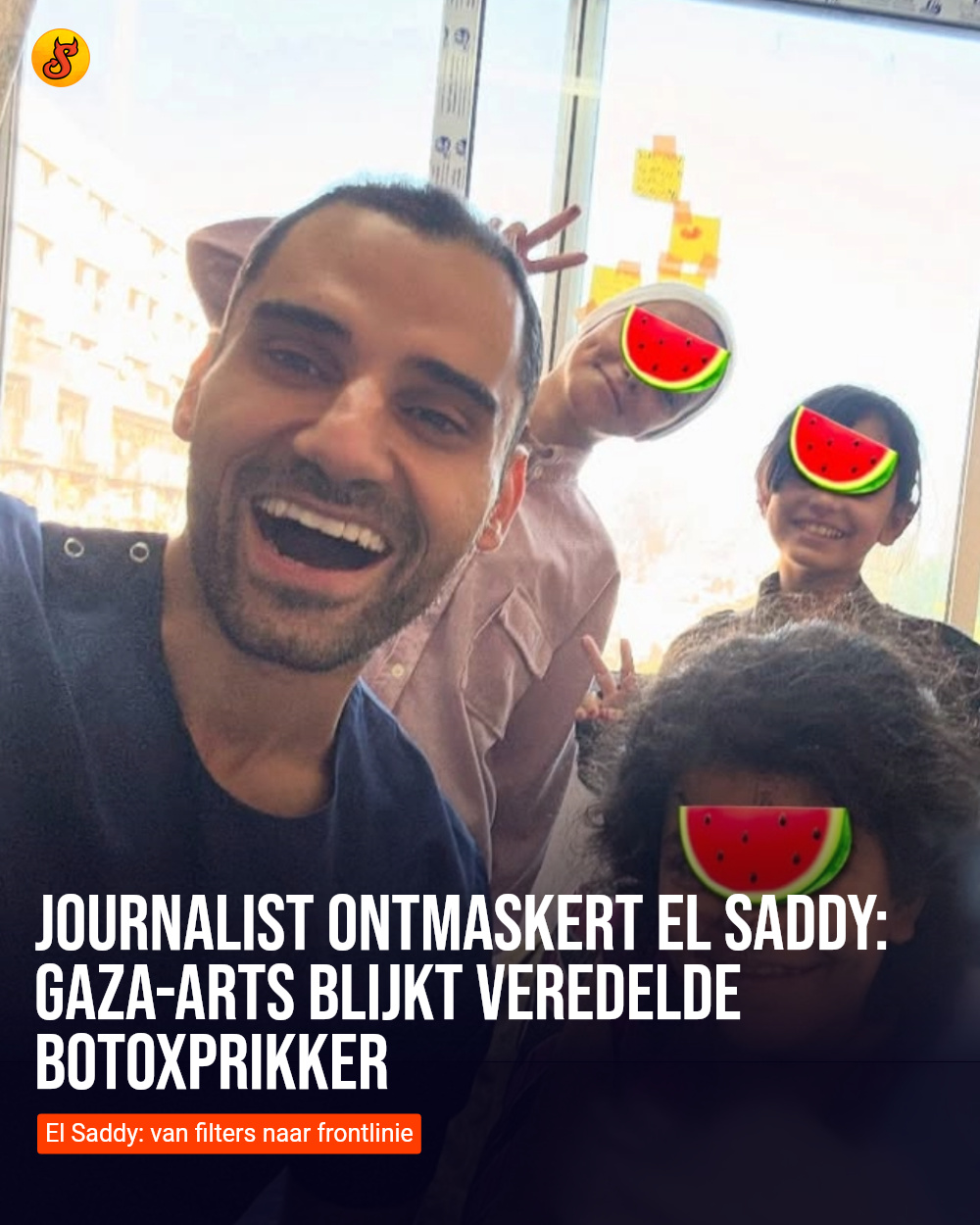 Journalist ontmaskert El Saddy: Gaza-arts blijkt veredelde botoxprikker