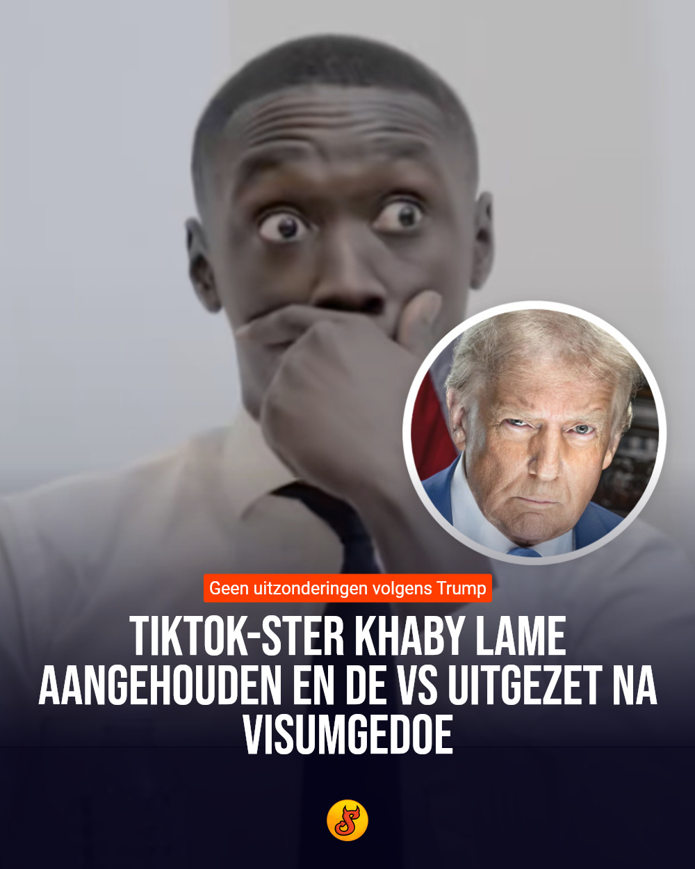 TikTok-ster Khaby Lame aangehouden en de VS uitgezet na visumgedoe