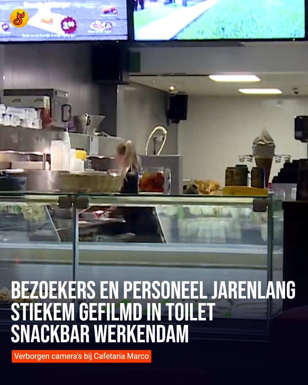 Bezoekers en personeel jarenlang stiekem gefilmd in toilet snackbar Werkendam