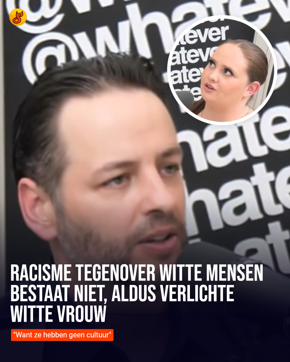 Racisme tegenover witte mensen bestaat niet, aldus verlichte witte vrouw
