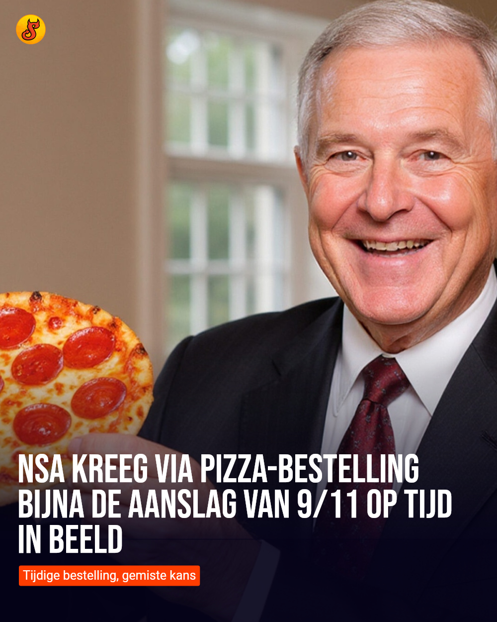NSA kreeg via pizza-bestelling bijna de aanslag van 9/11 op tijd in beeld