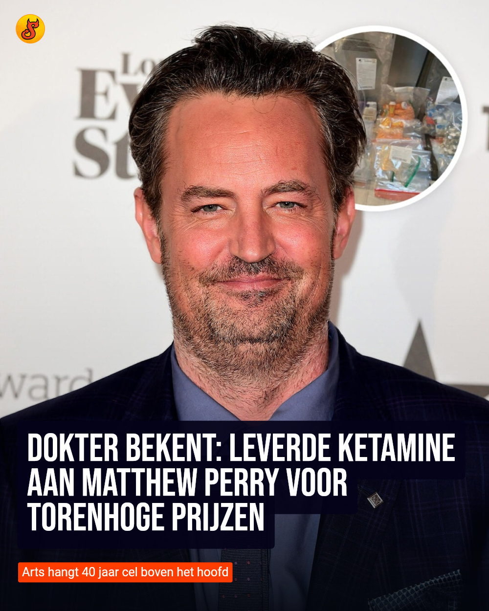 Dokter bekent: Leverde ketamine aan Matthew Perry voor torenhoge prijzen