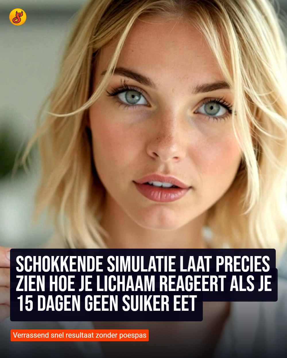 Schokkende simulatie laat precies zien hoe je lichaam reageert als je 15 dagen geen suiker eet