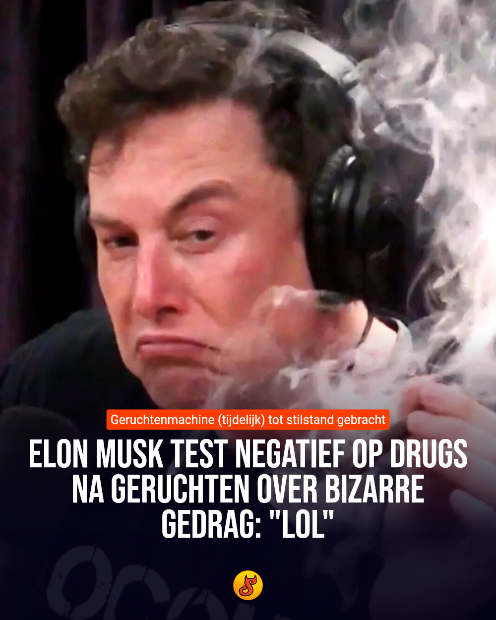 Elon Musk test negatief op drugs na geruchten over bizarre gedrag: "Lol"