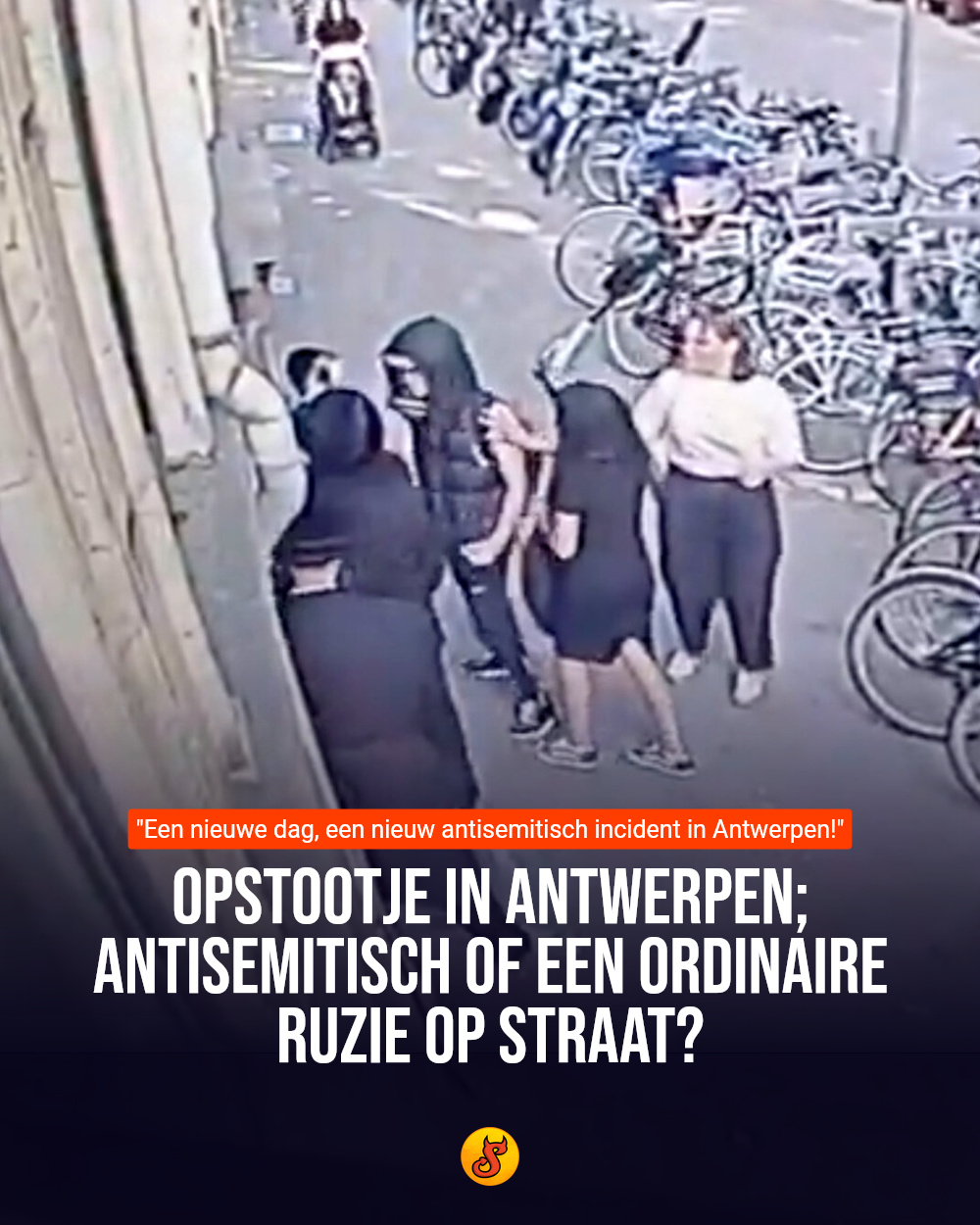 Opstootje in Antwerpen; antisemitisch of een ordinaire ruzie op straat?