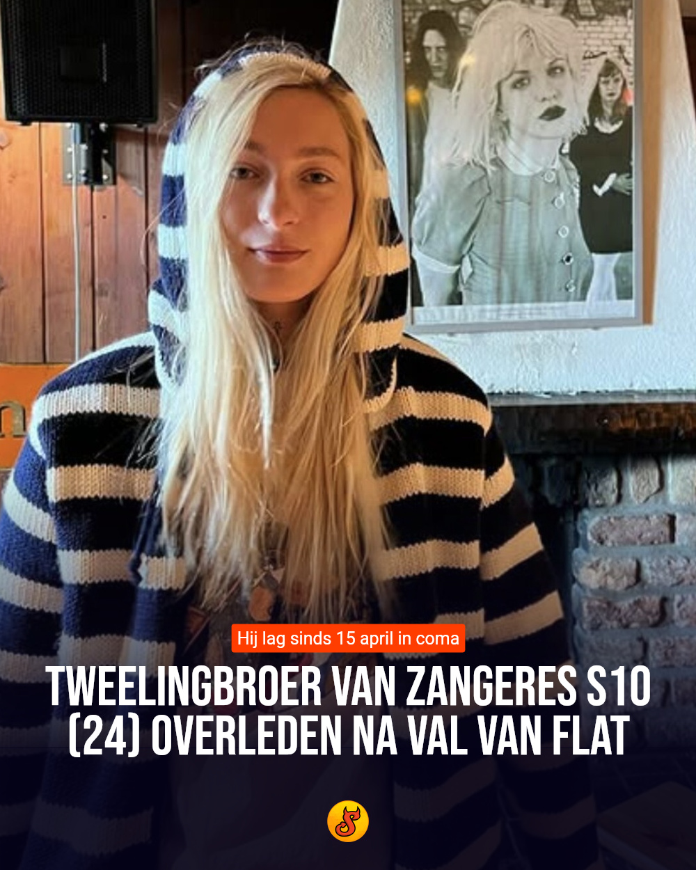 Tweelingbroer van zangeres S10 (24) overleden na val van flat