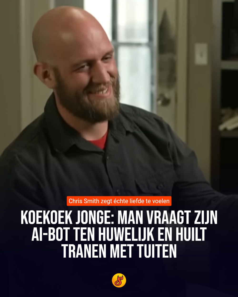 KOEKOEK JONGE: Man vraagt zijn AI-bot ten huwelijk en huilt tranen met tuiten