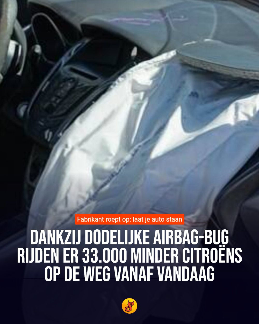 Dankzij dodelijke airbag-bug rijden er 33.000 minder Citroëns op de weg vanaf vandaag