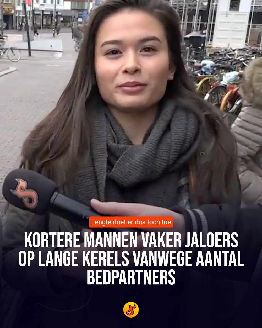 Kortere mannen vaker jaloers op lange kerels vanwege aantal bedpartners