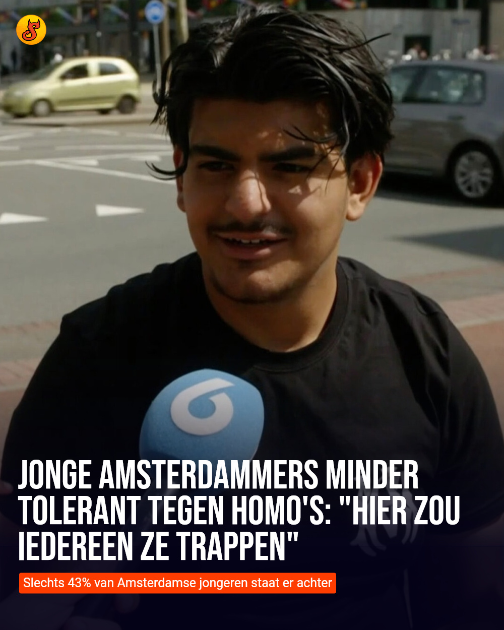 Jonge Amsterdammers minder tolerant tegen homo's: "Hier zou iedereen ze trappen"