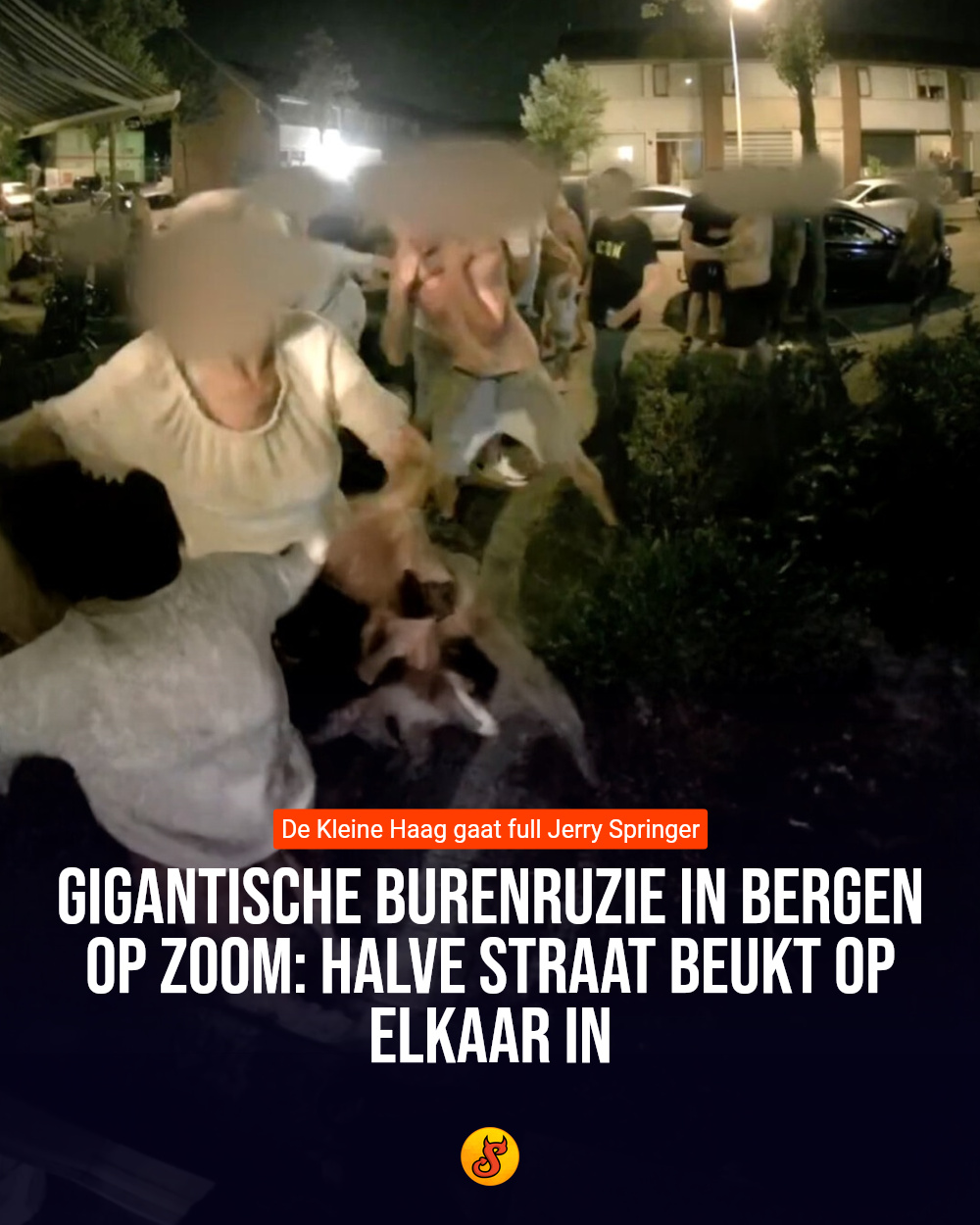 Gigantische burenruzie in Bergen op Zoom: halve straat beukt op elkaar in