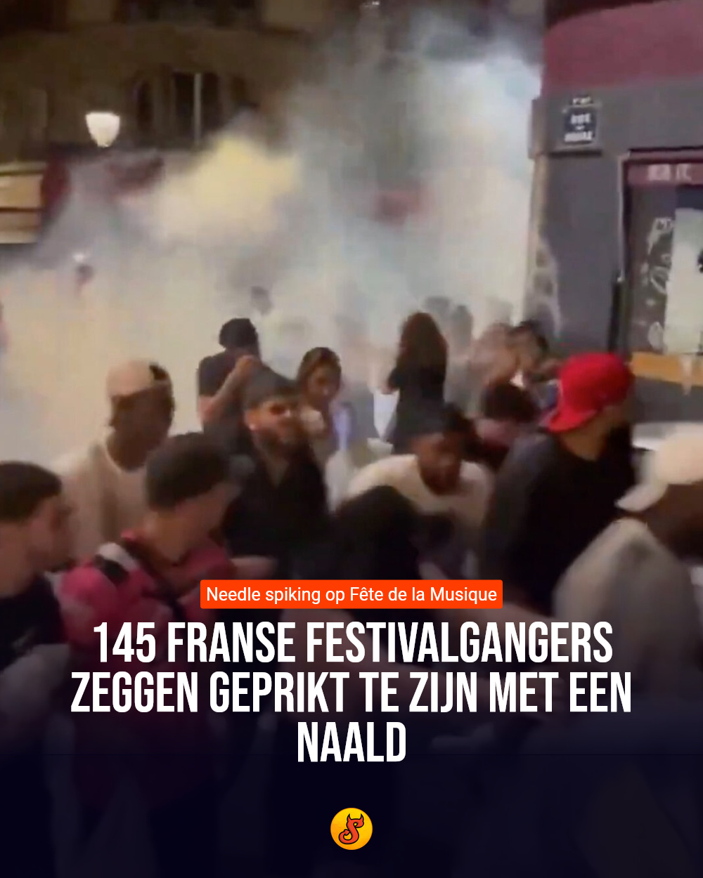 145 Franse festivalgangers zeggen geprikt te zijn met een naald