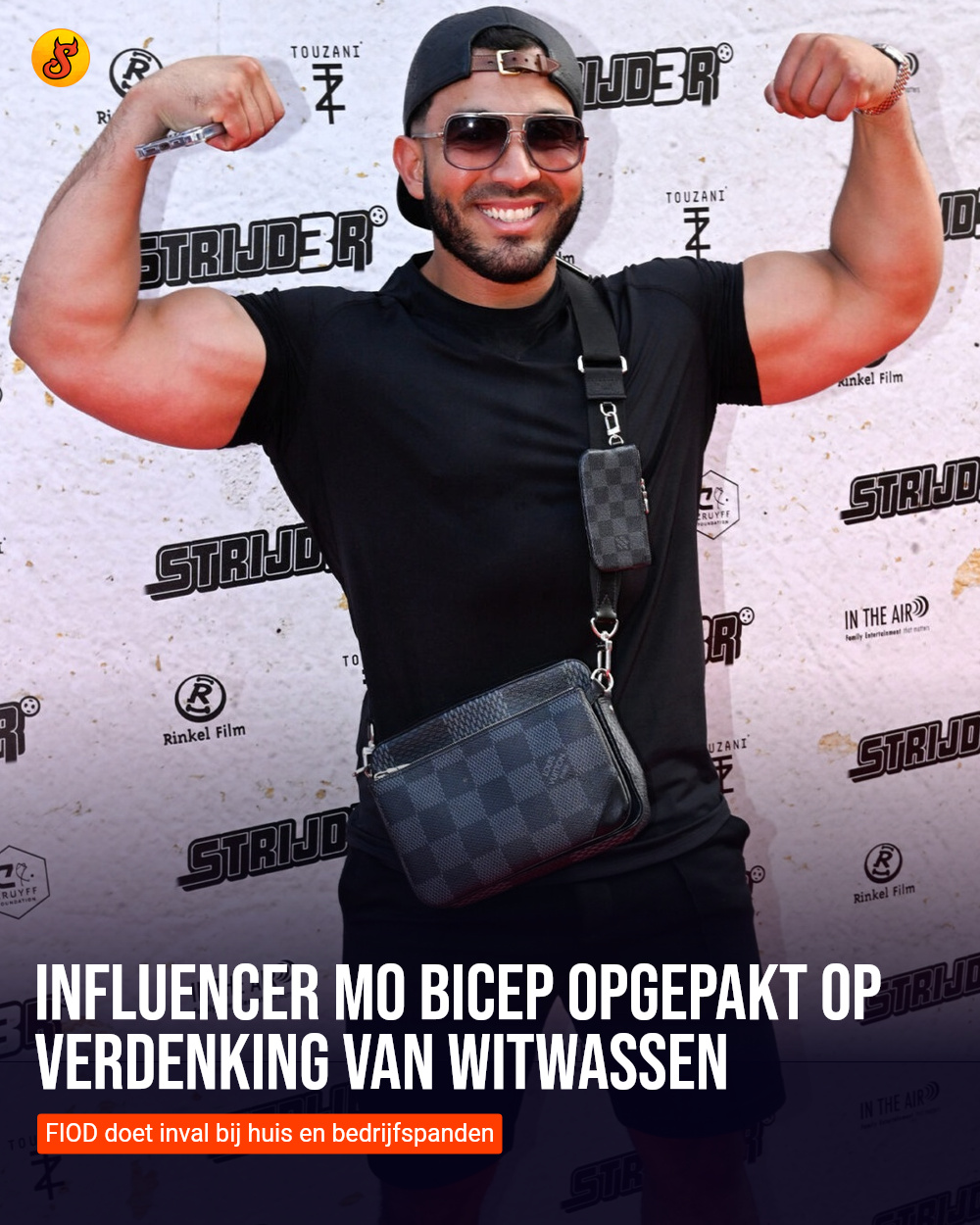Influencer Mo Bicep opgepakt op verdenking van witwassen
