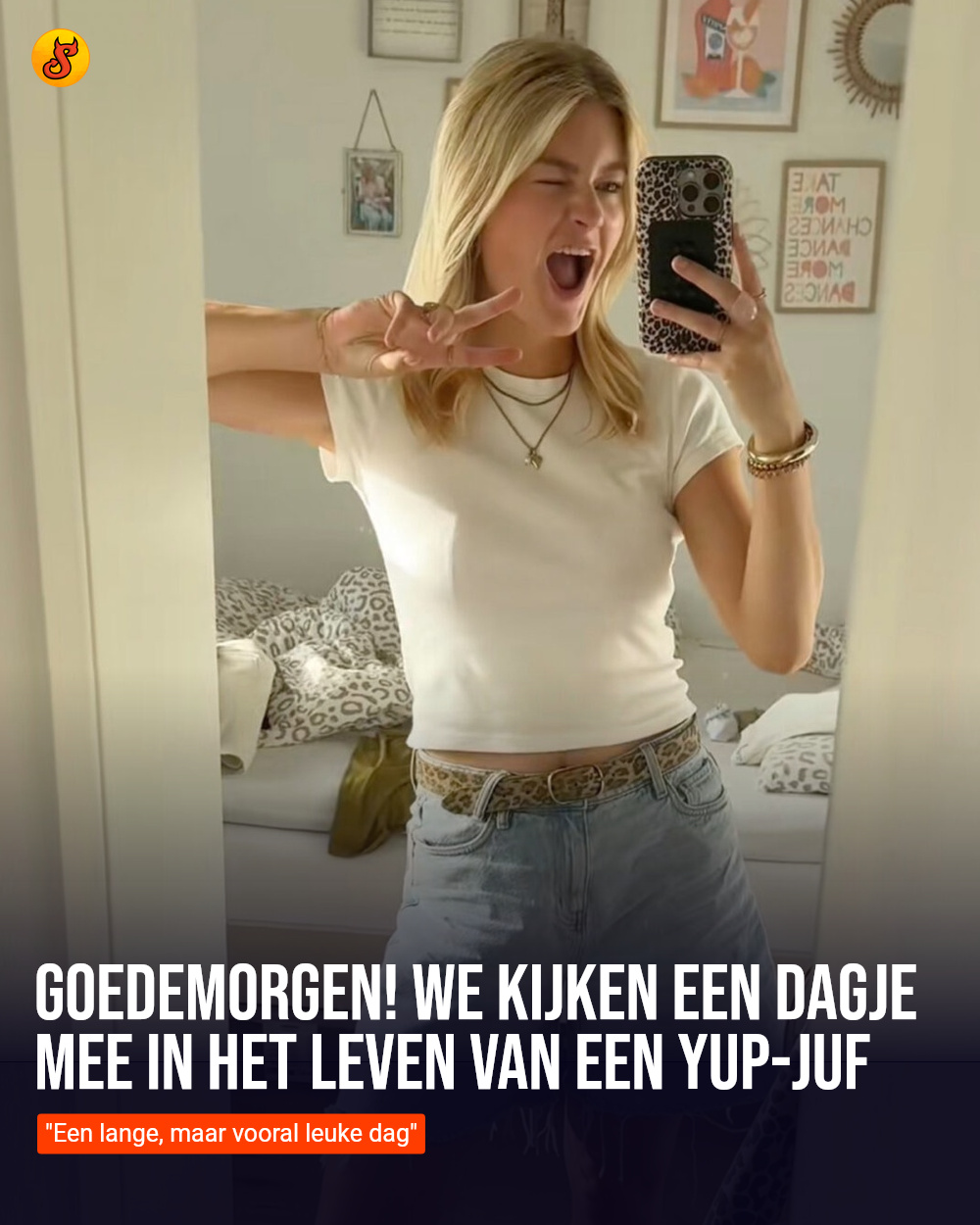 Goedemorgen! We kijken een dagje mee in het leven van een yup-juf