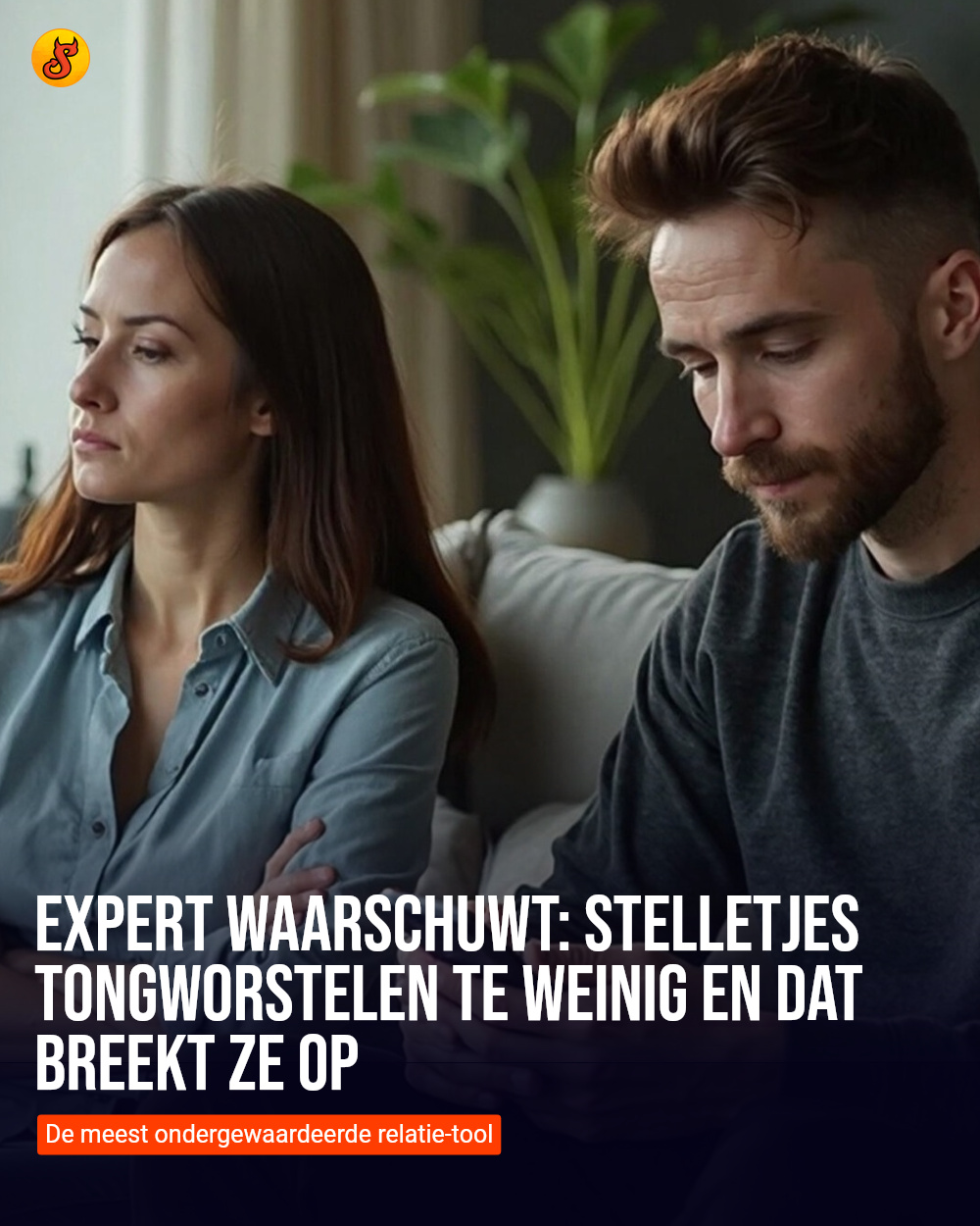 Expert waarschuwt: Stelletjes tongworstelen te weinig en dat breekt ze op
