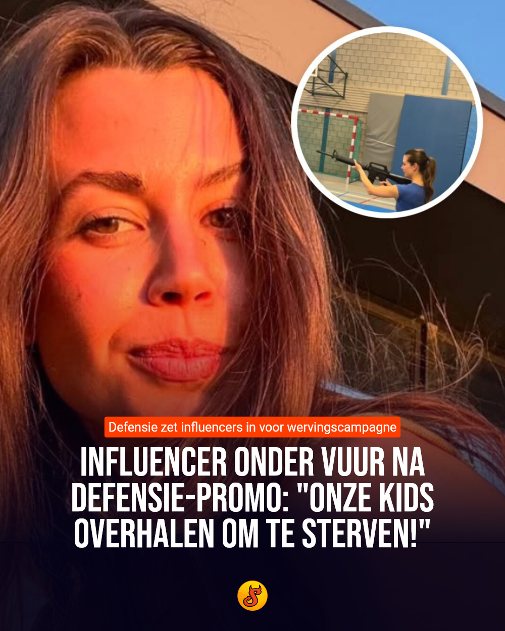 Influencer onder vuur na Defensie-promo: "Onze kids overhalen om te sterven!"