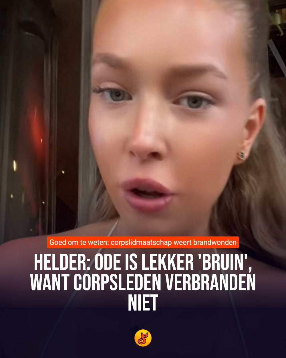 Helder: Ode is lekker 'bruin', want corpsleden verbranden niet