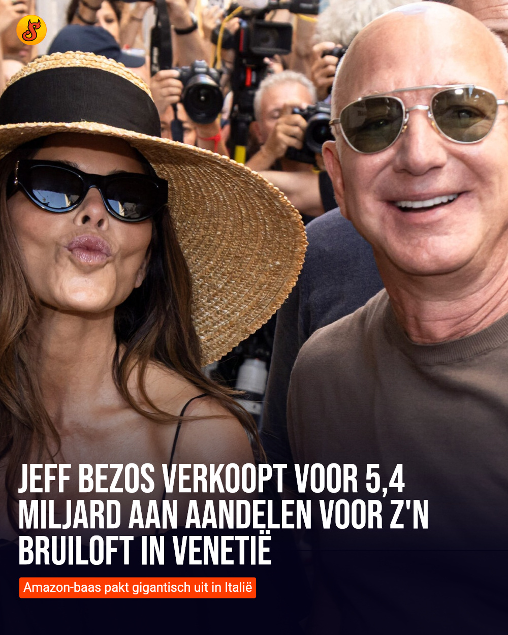 Jeff Bezos verkoopt voor 5,4 MILJARD aan aandelen voor z'n bruiloft in Venetië