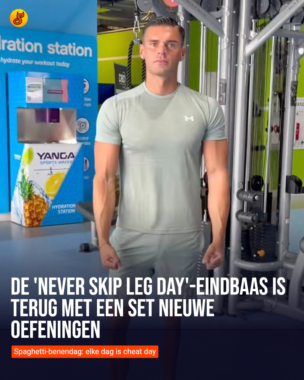 De 'never skip leg day'-eindbaas is terug met een set nieuwe oefeningen