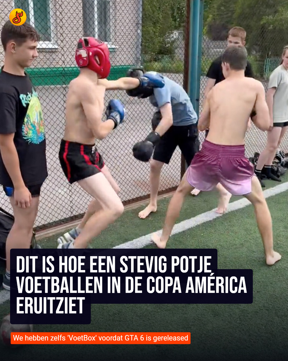 Dit is hoe een stevig potje voetballen in de Copa América eruitziet