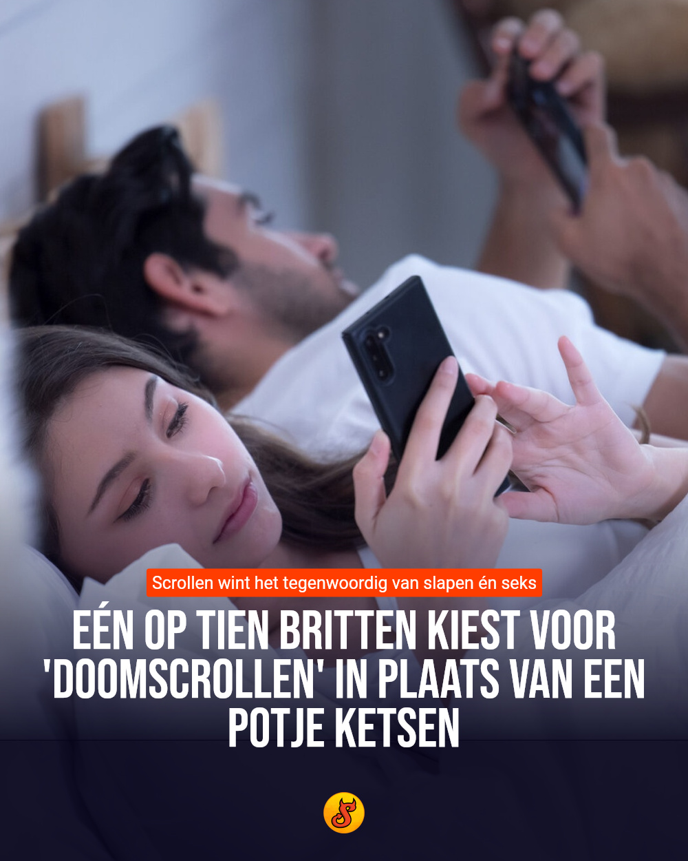 Eén op tien Britten kiest voor 'doomscrollen' in plaats van een potje ketsen