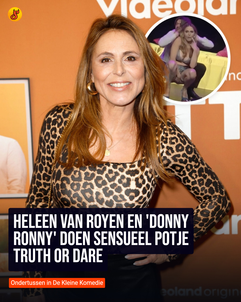 Heleen van Royen en 'Donny Ronny' doen sensueel potje Truth or Dare