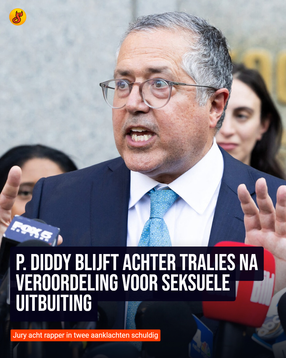 P. Diddy blijft achter tralies na veroordeling voor seksuele uitbuiting