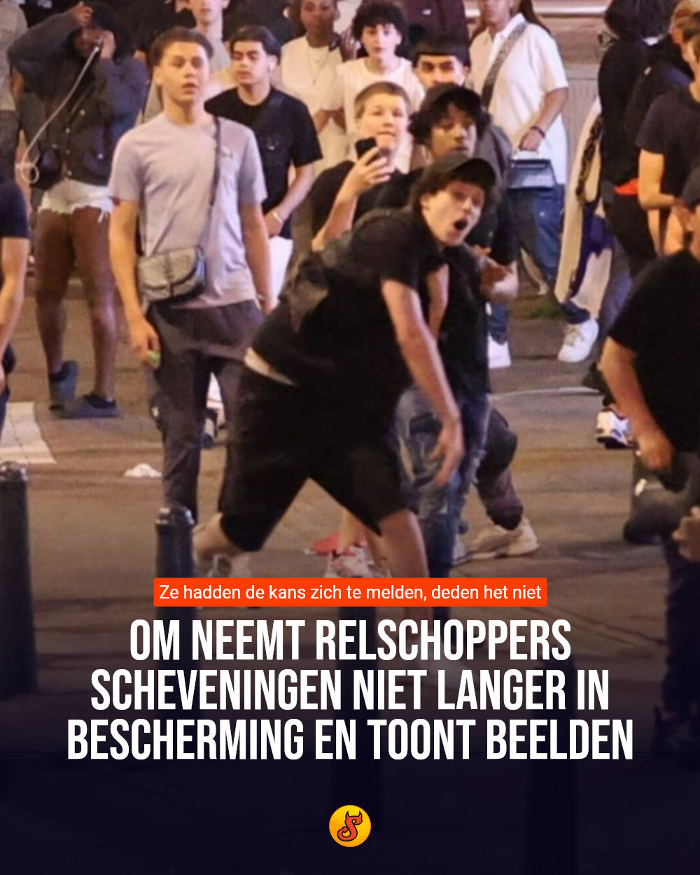 OM neemt relschoppers Scheveningen niet langer in bescherming en toont beelden