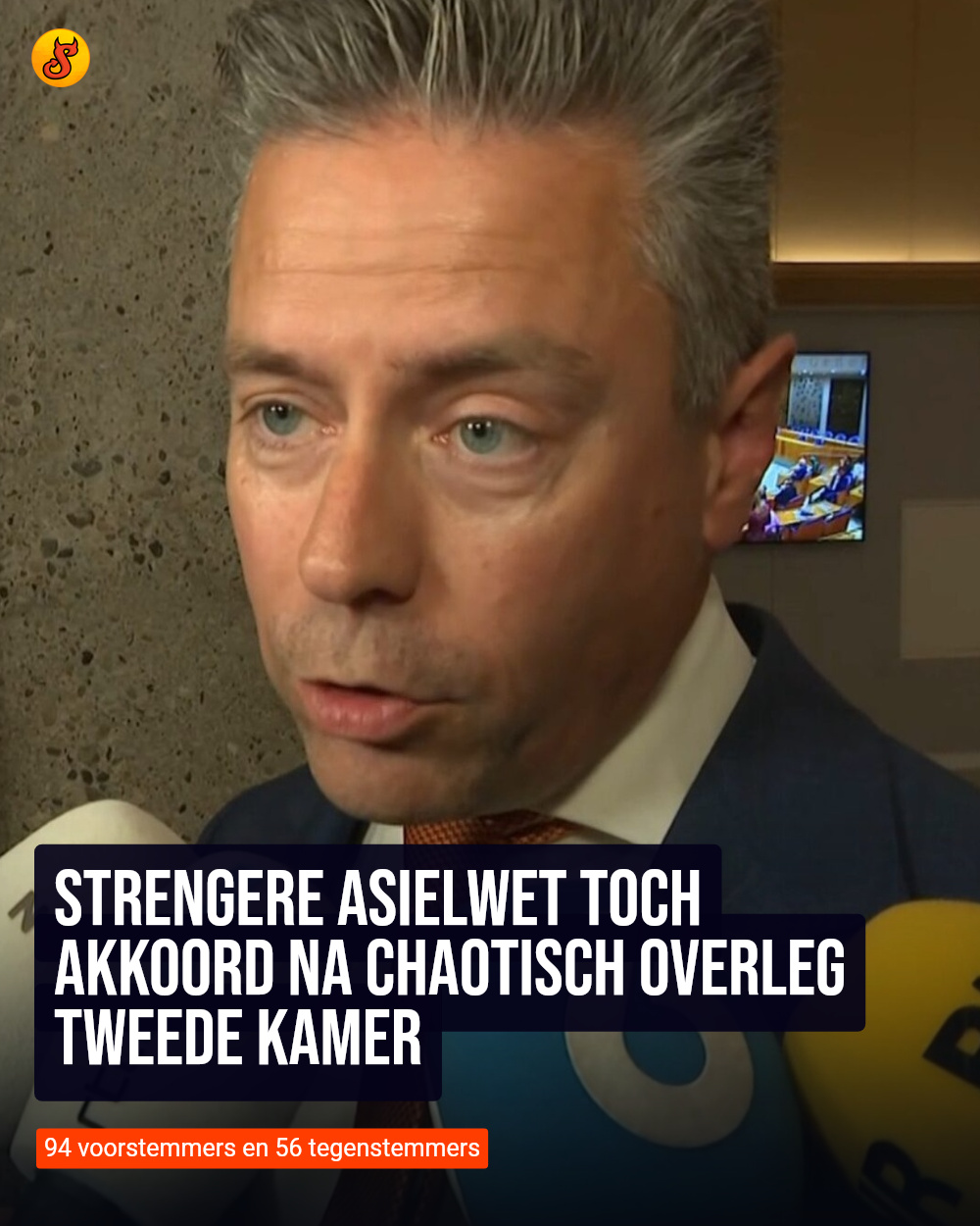 Strengere asielwet toch akkoord na chaotisch overleg Tweede Kamer