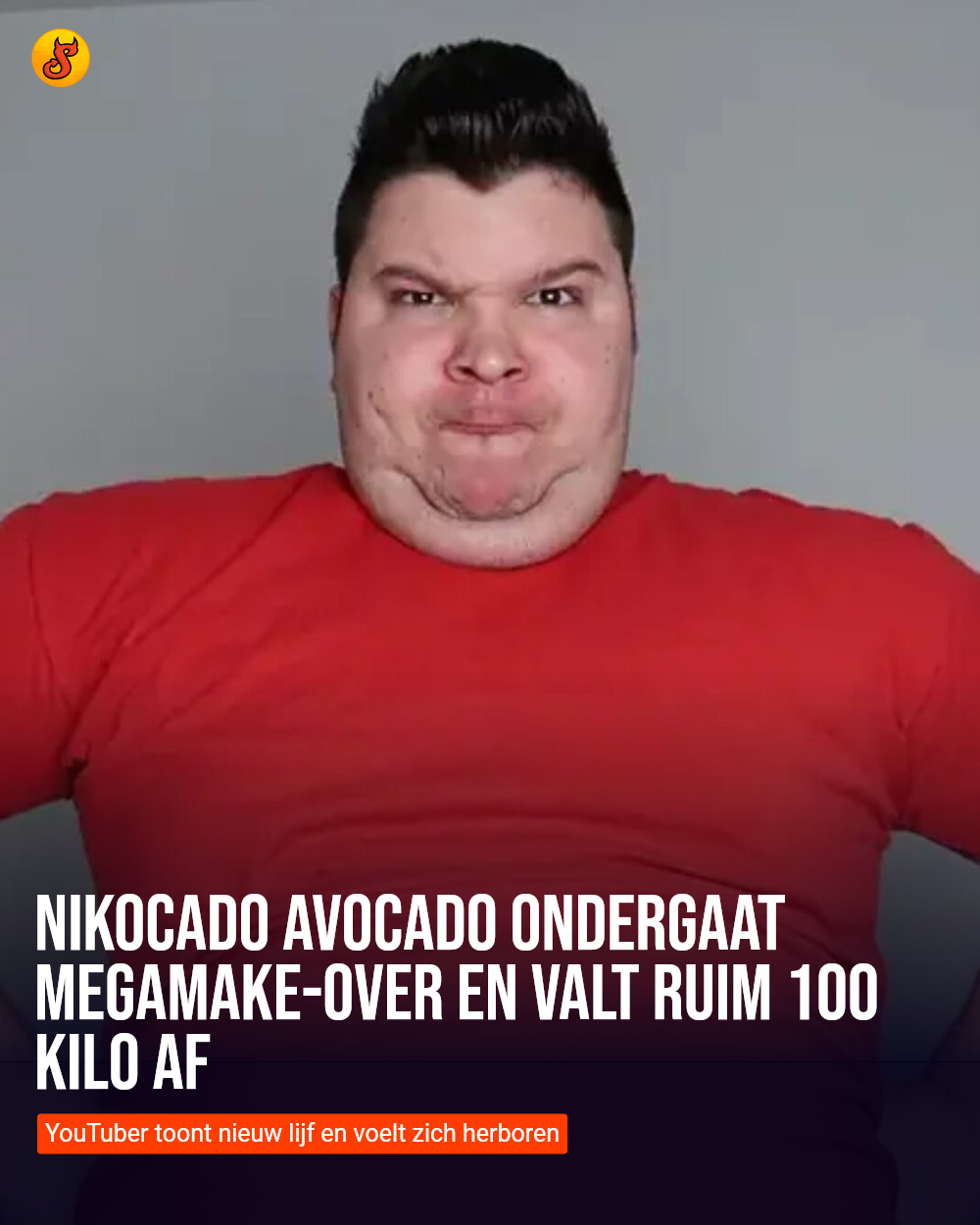 Nikocado Avocado ondergaat megamake-over en valt ruim 100 kilo af