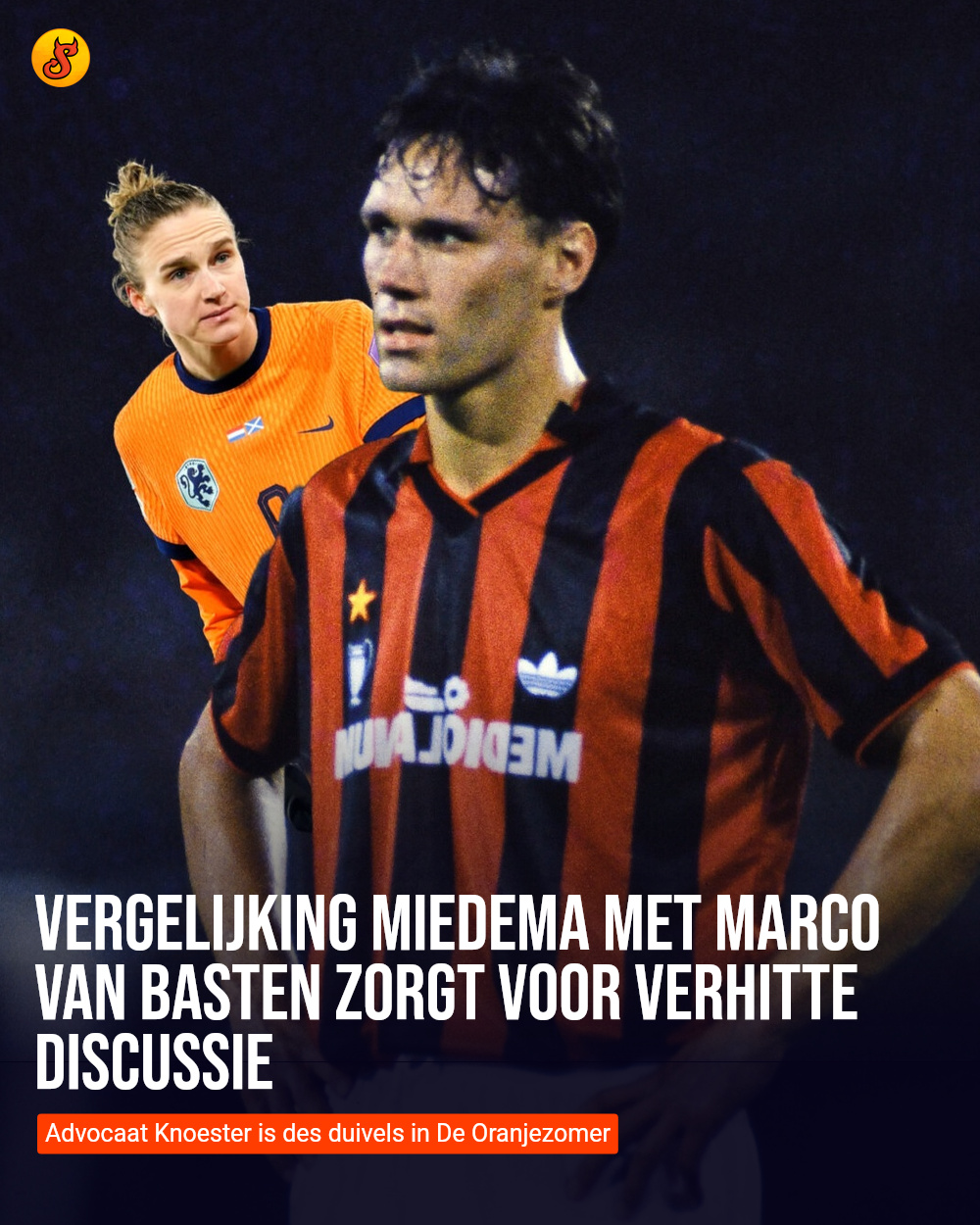 Vergelijking Miedema met Marco van Basten zorgt voor verhitte discussie
