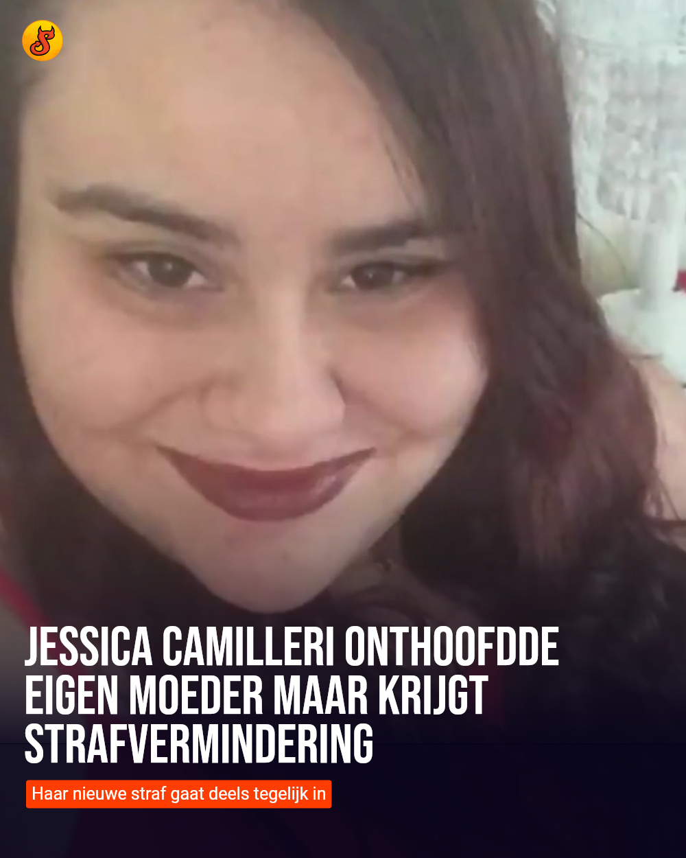 Jessica Camilleri onthoofdde eigen moeder maar krijgt strafvermindering