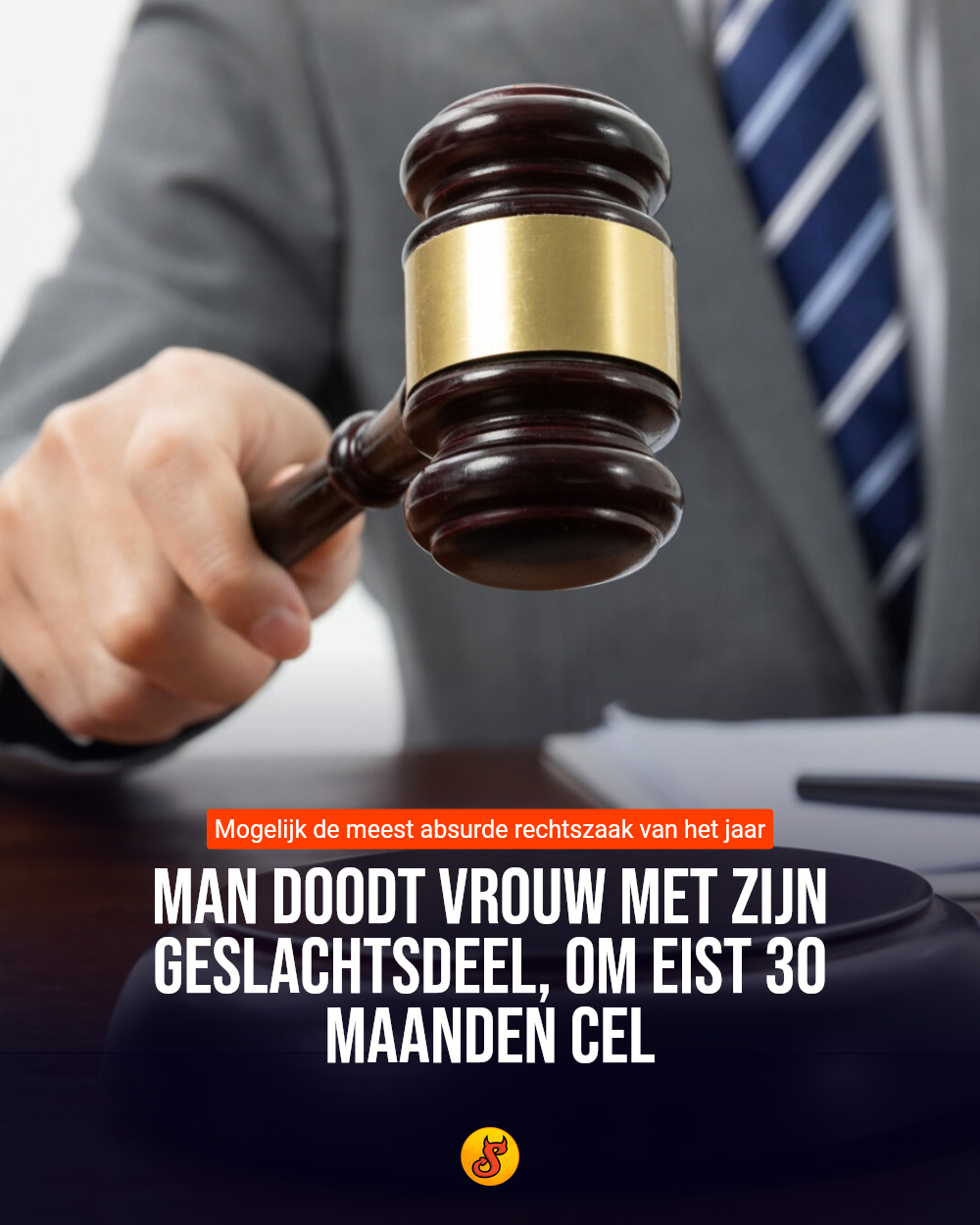 Man doodt vrouw met zijn geslachtsdeel, OM eist 30 maanden cel