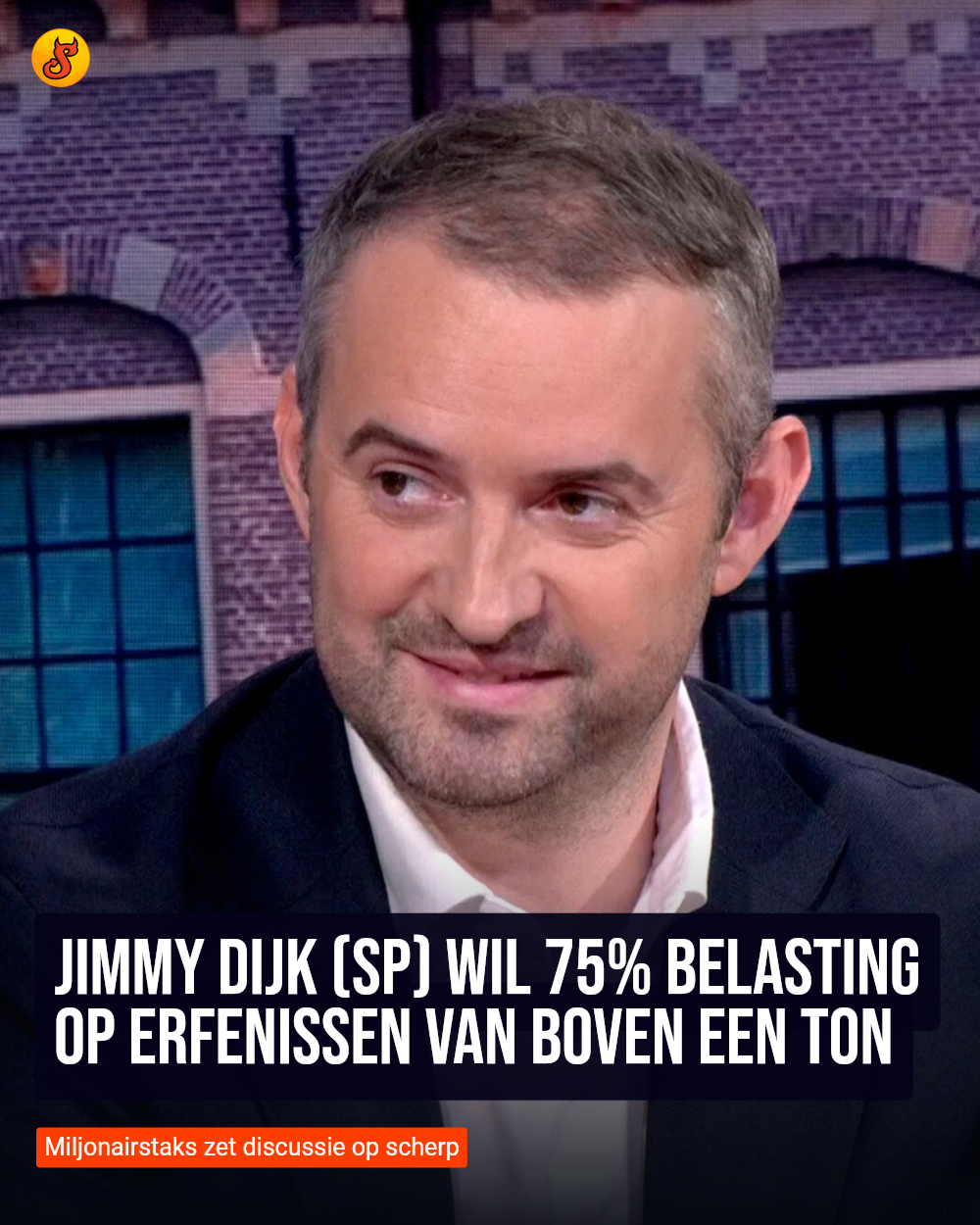 Jimmy Dijk (SP) wil 75% belasting op erfenissen van boven een ton