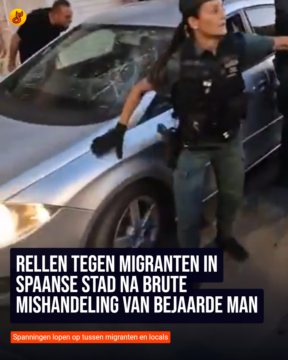 Rellen tegen migranten in Spaanse stad na brute mishandeling van bejaarde man