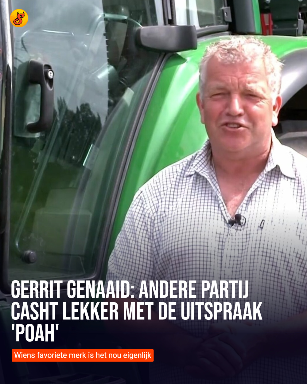 Gerrit genaaid: Andere partij casht lekker met de uitspraak 'Poah'