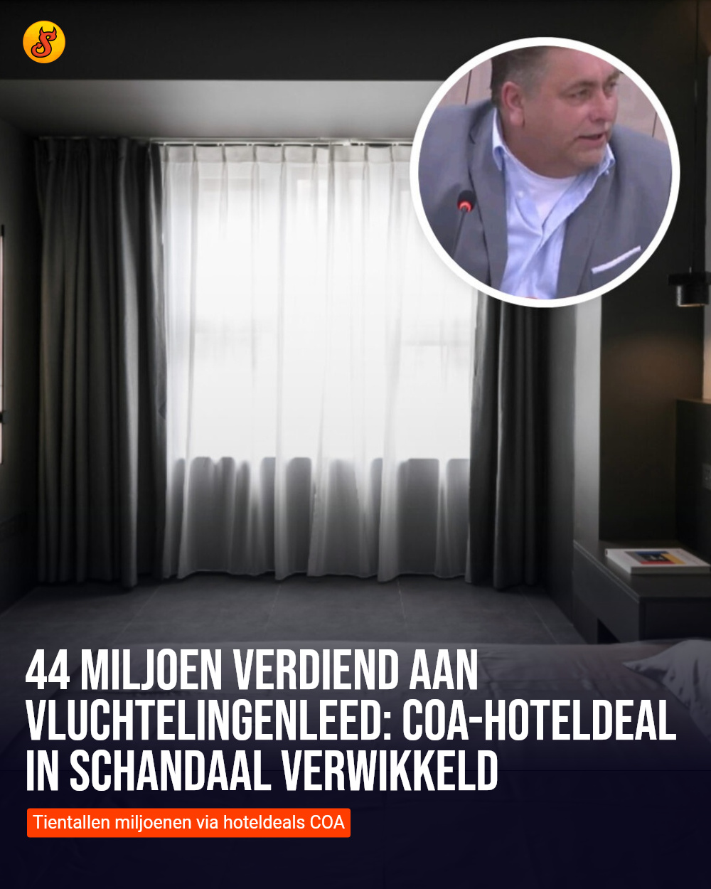 44 miljoen verdiend aan vluchtelingenleed: COA-hoteldeal in schandaal verwikkeld