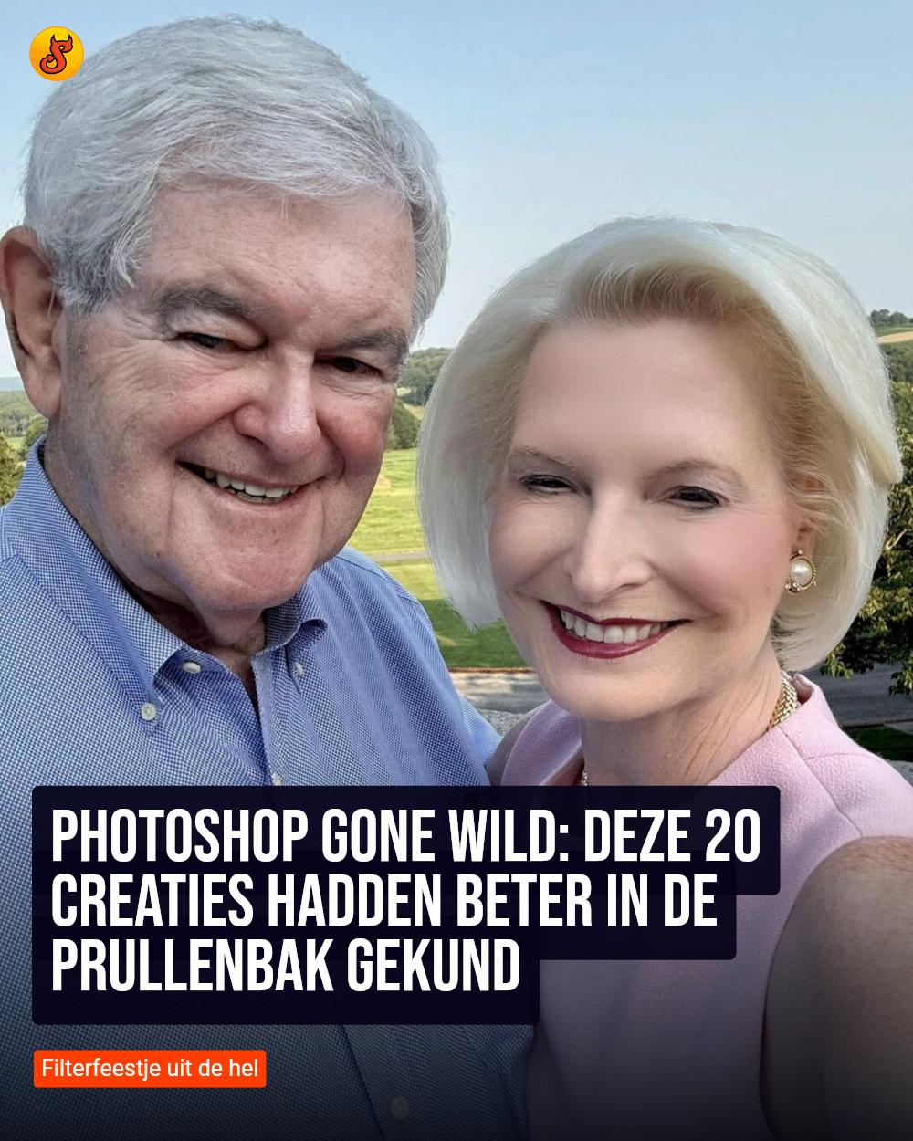 Photoshop gone wild: deze 20 creaties hadden beter in de prullenbak gekund