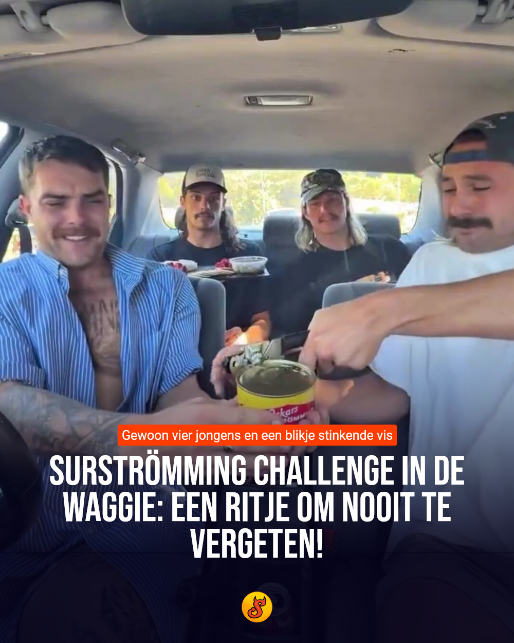 Surströmming challenge in de waggie: een ritje om nooit te vergeten!