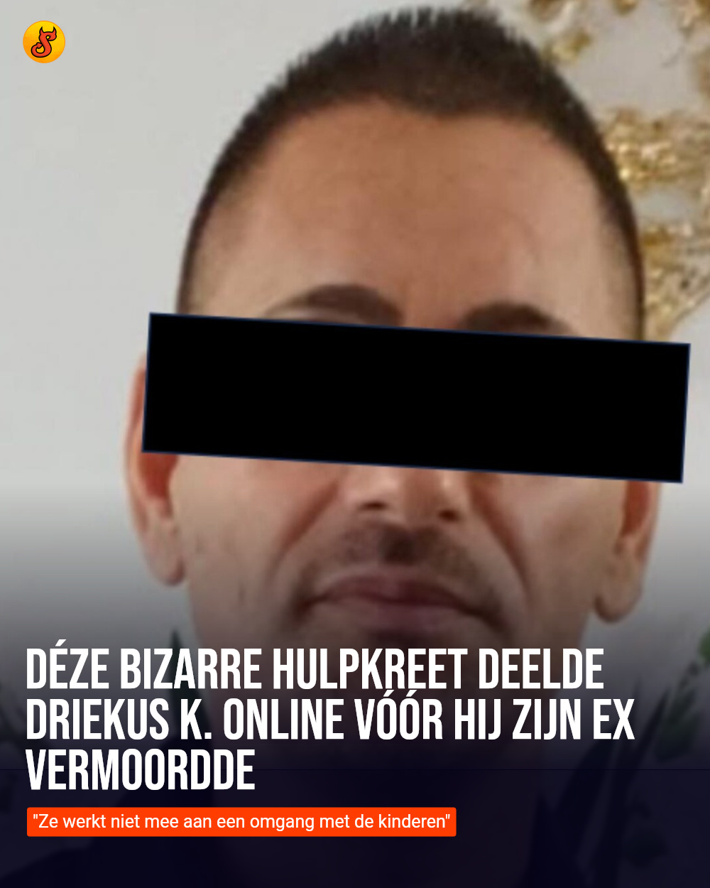 Déze bizarre hulpkreet deelde Driekus K. online vóór hij zijn ex vermoordde