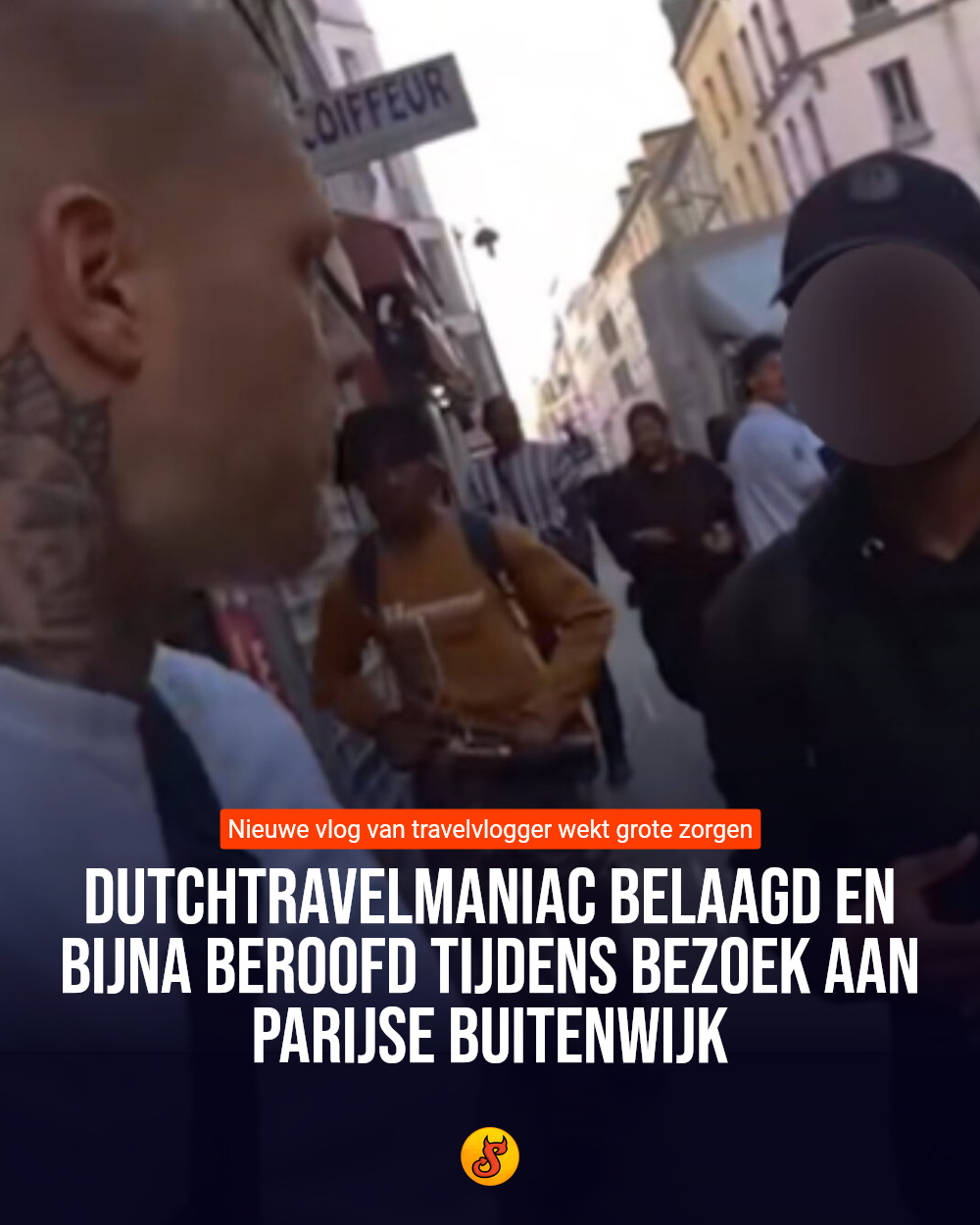 DutchTravelManiac belaagd en bijna beroofd tijdens bezoek aan Parijse buitenwijk