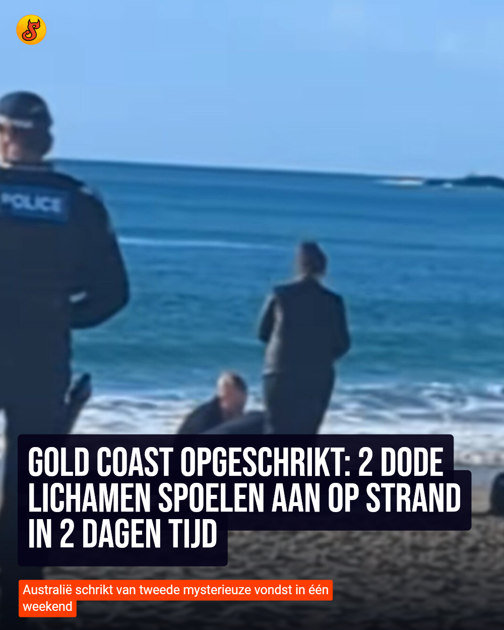 Gold Coast opgeschrikt: 2 dode lichamen spoelen aan op strand in 2 dagen tijd