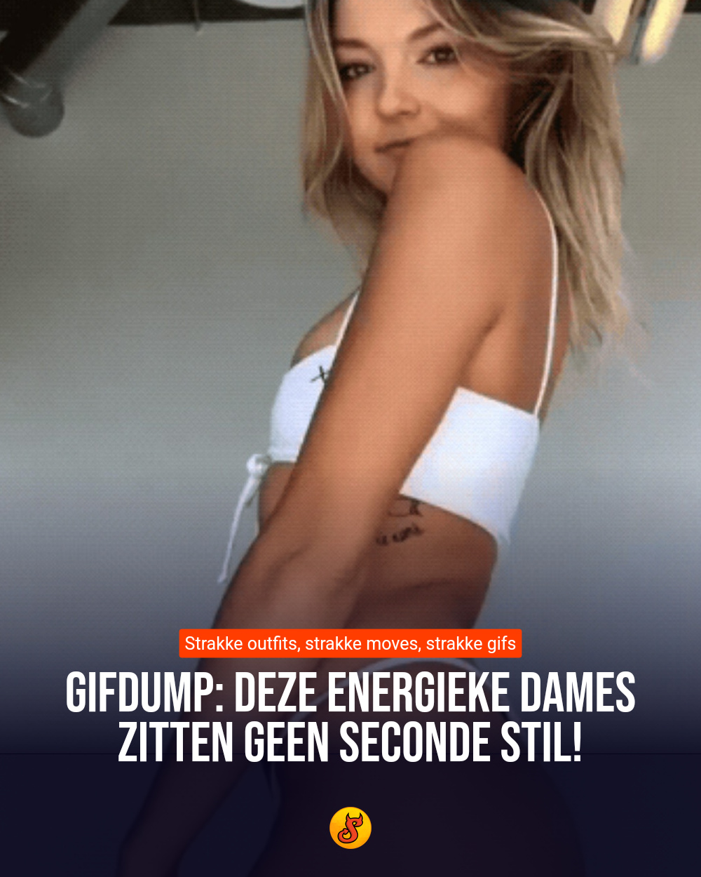 Gifdump: Deze energieke dames zitten geen seconde stil!
