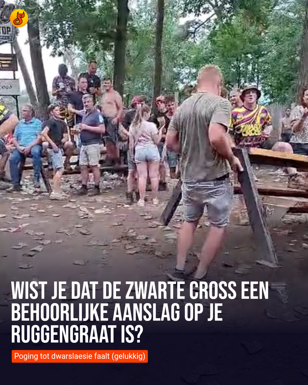 Wist je dat de Zwarte Cross een behoorlijke aanslag op je ruggengraat is?