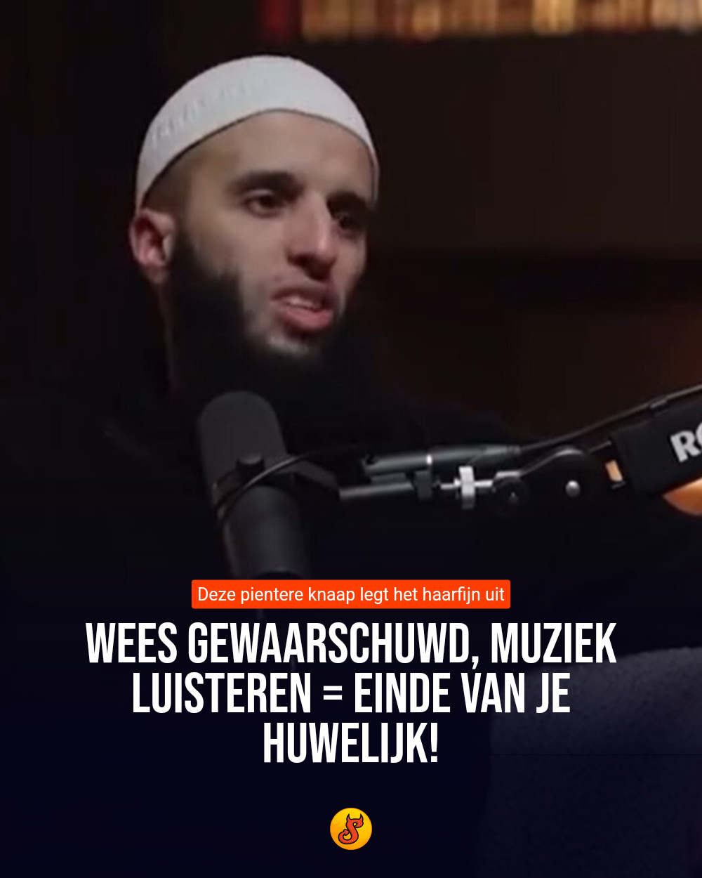 Wees gewaarschuwd, muziek luisteren = einde van je huwelijk!