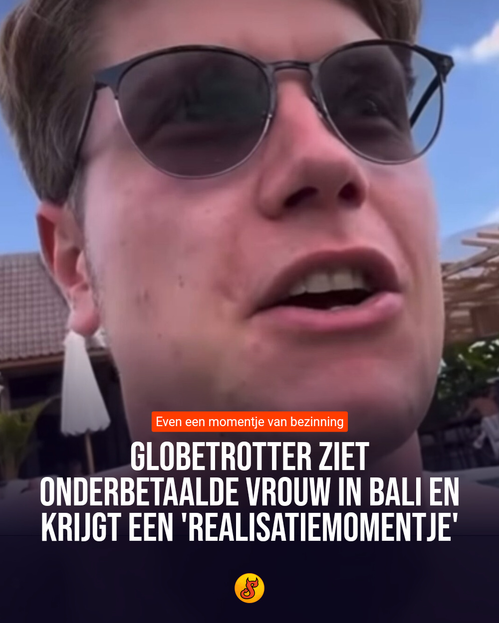 Globetrotter ziet onderbetaalde vrouw in Bali en krijgt een 'realisatiemomentje'