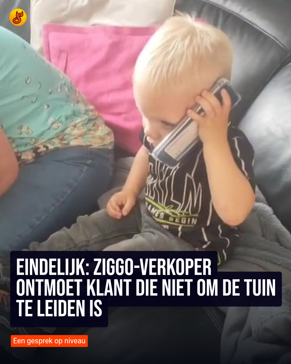 Eindelijk: Ziggo-verkoper ontmoet klant die niet om de tuin te leiden is