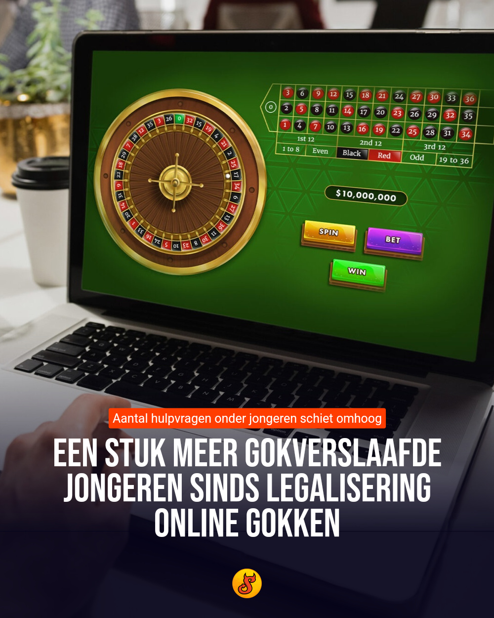 Een stuk meer gokverslaafde jongeren sinds legalisering online gokken